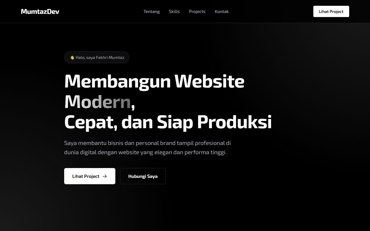 Web Developer Profesional | Fakhri Mumtaz Basyari